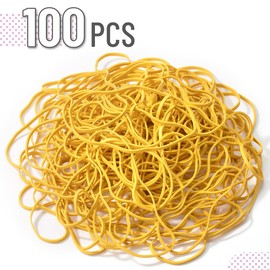 Mr. Pen- Large Rubber Bands, 100 Pack, Yellow, Big Rubber Bands, Extra Large Rubber Bands, Yellow Rubber Bands Large, Long Rubber Bands Office Supplies, 7 Inch Rubber Bands
