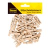 Idena 63134 Mini Wooden Clothes Pegs, Pack of 48, Approx.