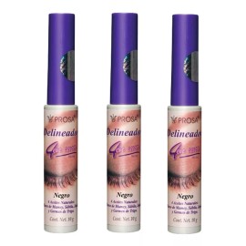 Prosa Delineador 4 En 1 Prosa Clásico Negro 3 Pack