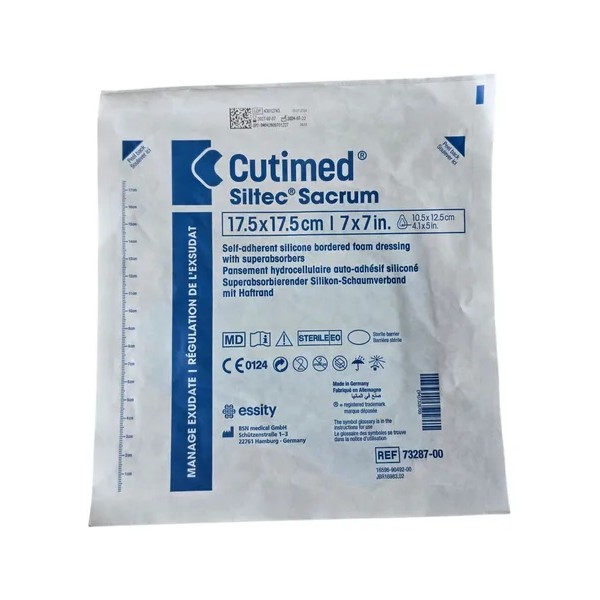 Aposito Cutimed Siltec Sacrum 17.5 X 17.5cm Bsn 73287-00