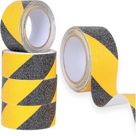 LDXDRU 5 Pack Anti Slip Tape 2in x 16ft Non Slip Tape Grip Tape for Stairs Heavy Duty Stair Treads Tape, Indoor Outdoor for Walls, Floors, Pipes and Equipment