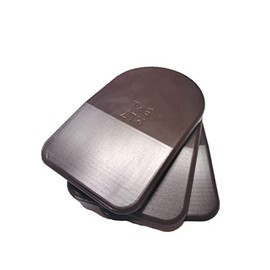 BML 7mm Heel Lifts, 3pk (Mens Large, Brown [Soft])