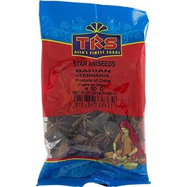 TRS Star Aniseeds 50g Star Anise Seeds India Spice Cooking Ingredient Baking Ingredient