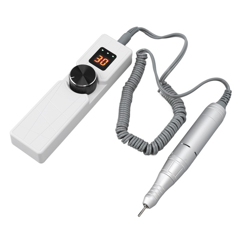 LCD Nail Drill Machine Portable USB Charging Adjustable Electric Nail