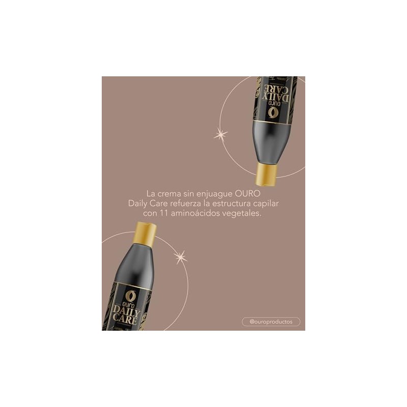 Ouro Daily Care Tratamiento Capilar Sin enjuague Nutrition Therapy 240ml.
