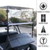 HECASA Windshield Compatible with 1994-2014 EZGO TXT & Medalist Gas