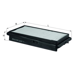 MAHLE LX 667 Air Filter Insert Suitable for Honda Accord IV (CB)