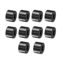 uxcell 10pcs Stainless Steel Spacer 3/8" Bore x 3/4" OD x 1/2" Length Screw Bushing Plain Finish Round Metal Spacers for 3/8" Screws Bolts and Rods