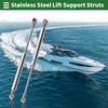 Motoforti 10inch/254mm 20lb/90N/9kg Stainless Steel Lift Support Struts Ball Joint