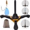 JUVAENY Clarinet Stand, Portable Flute Clarinet Stand with Flannel Bag,Clarinet