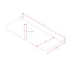 Utopia Alley Rustproof Wall Mounted Aluminum D-shape Shower Rod With