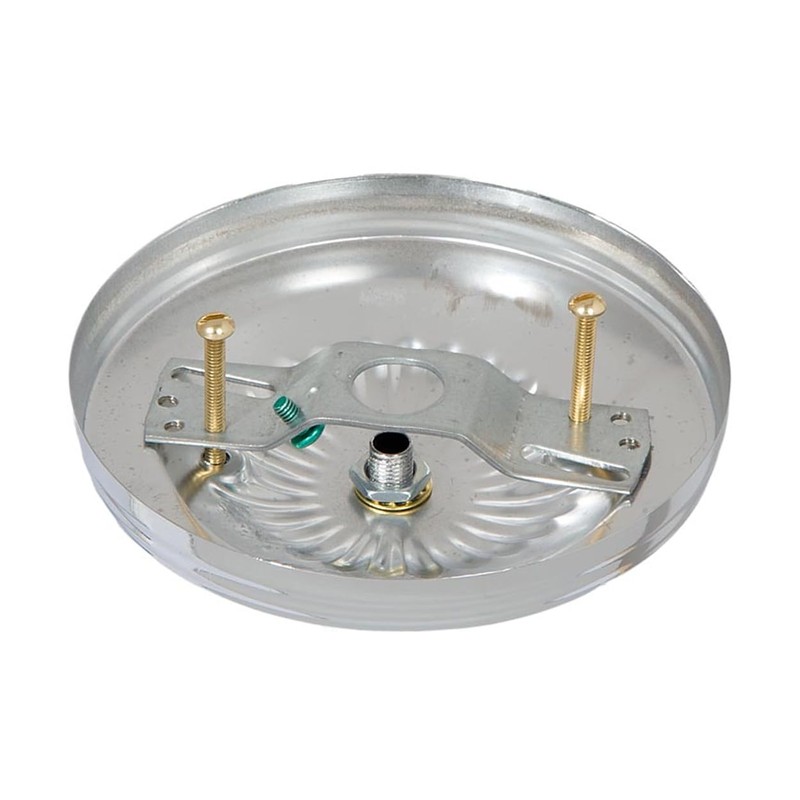 B&P Lamp® Nickel Plated Steel Canopy Kit, 5-1/8 Inch Diameter