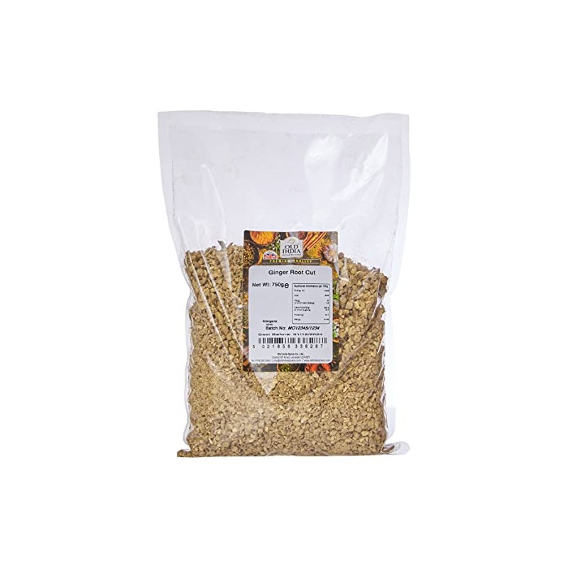 Old India Ginger Root Cut 750 g
