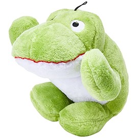 happypet Mad About Pets Big Buddie Fritz the Frog Talking Dog Toy