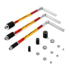 2062 Plumbing Plug Tool Kit, Pipe Water Stopper for for the 1/2", 3/4" and 1" Sized Pipes – 3 Tools + Replacement Gaskets & Nuts