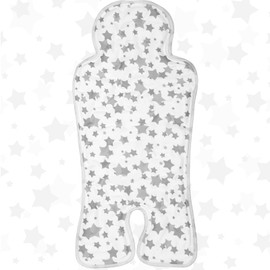 Pinkunn Gel Car Seat Cooler Pad Car Seat Cooling Pad Chair Ice Breathable Pad Summer Ice Seat Cooler Mat Summer Chair Cooler Liners Cushion for Stroller Baby Dining Chair, Safety Seat(Gray Star)