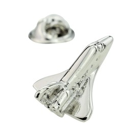 Rhodium Plated Space Shuttle Astronaut Spaceman Lapel Pin Badge AJTP230