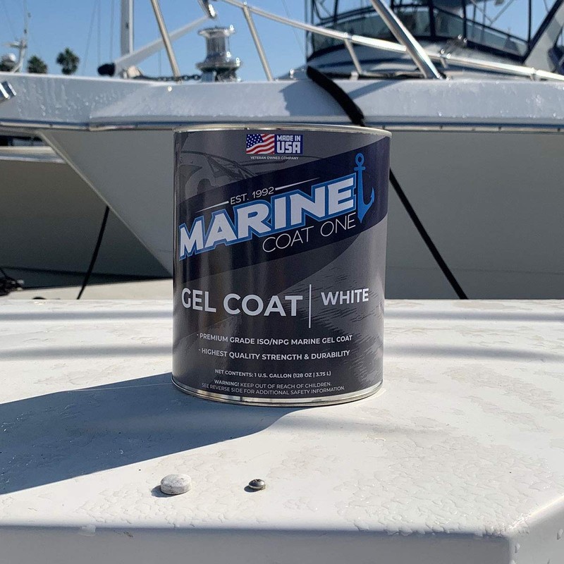 MarineCoat One Premium Marine Gelcoat (Black without Wax, Gallon)