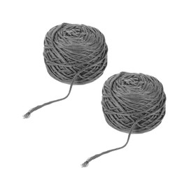 Gatuida 2pcs Strand Solid Color Milk Cotton Yarn Soft Comfortable Knitting Supplies for DIY Crafts Scarves Hats and Blankets for Hand Knitting and Crochet