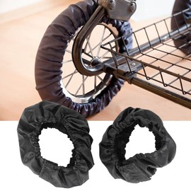 Wheelchair Tire Protector, Stroller Wheel Cover Stroller Accessories Outdoor Supplies for Baby Pushchair for Wheelchairs for Strollers(Big Wheel Set)