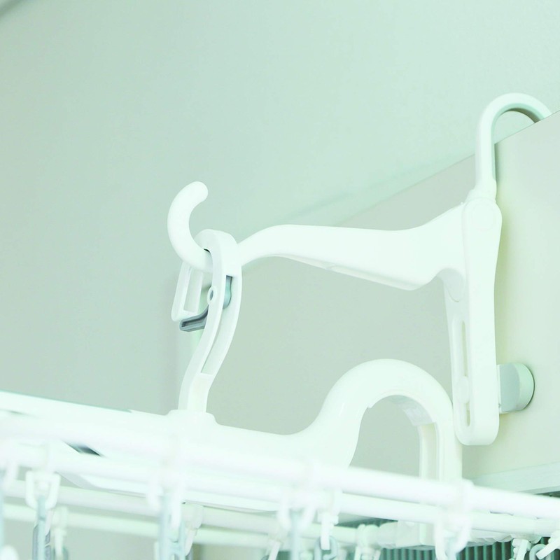Aisen Laundry Hanger, Gray, 5.9 x 1.2 x 9.8 inches