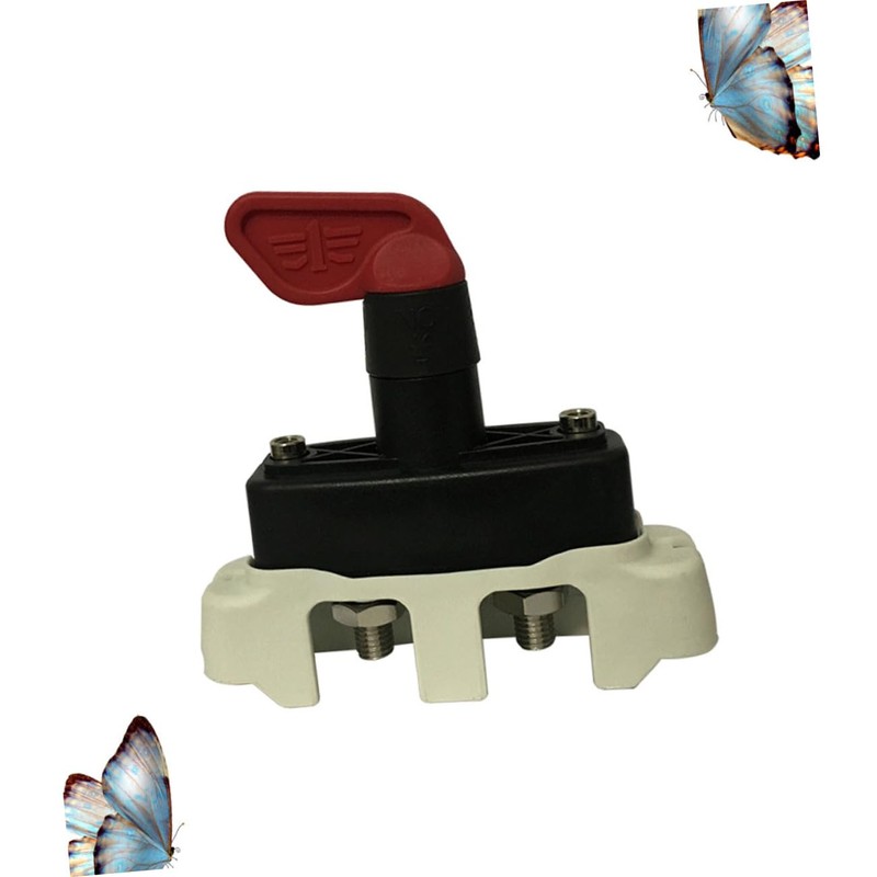 PACKOVE Battery Kill Switch for Car Black Flame-resistant Heat-resistant Sturdy