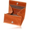 LEZOPHIS Men's Coin Purse, Genuine Leather Coin Case, Box Type,