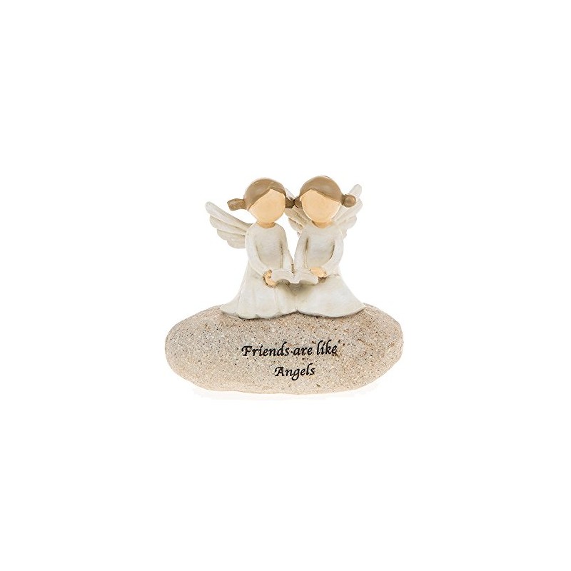 Friends are Like Angels Sentimental Pebble Gift