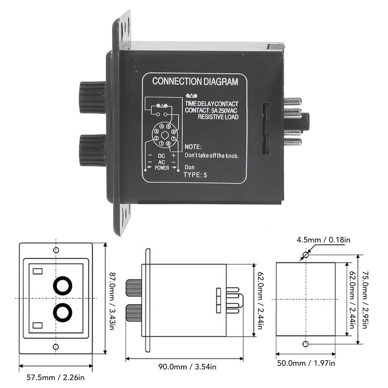 BERM Cycle Delay Relay Module Anti Interference Low Power Consumption
