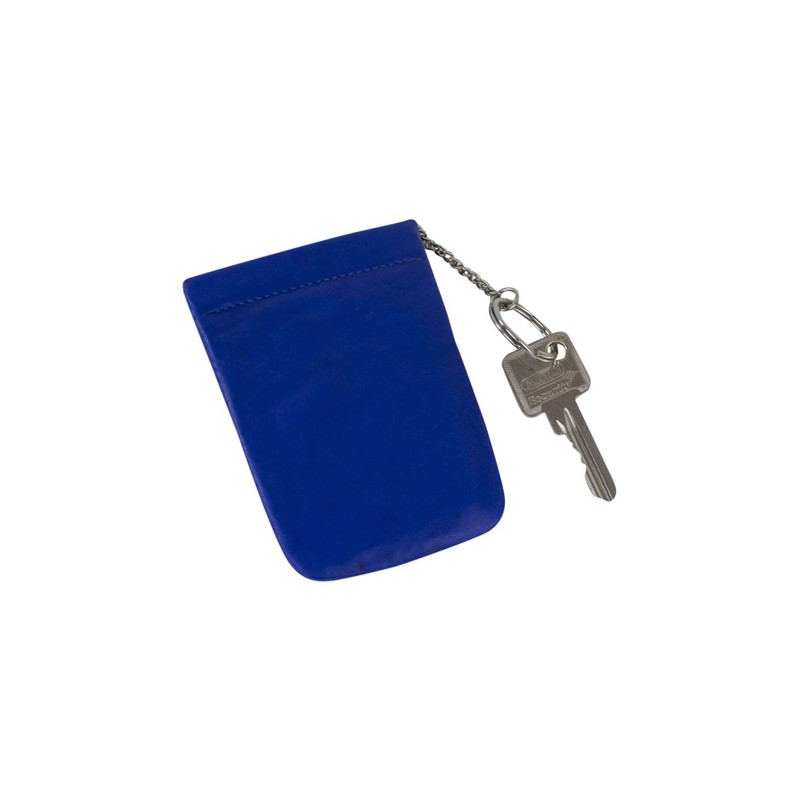 Keycase LEAS, Genuine Leather, light blue - LEAS Special Edition