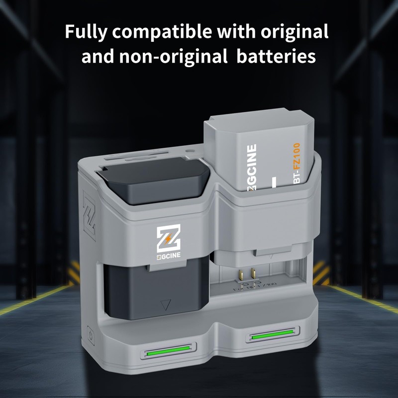 ZGCINE PC2-FZ100 2-Slot NP-FZ100 PD Battery Charger Case