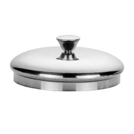 HEMOTON Cup Lid Stainless Steel Cup Lid Lid for Drinks Universal Coffee Lid for Cups Replacement Round Milk Cup Lid Metal Drink Cup Lid 8 cm