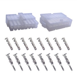 16-Pin Miniature Connector Kit with Plug and Terminals - 16-Circuit Receptacle housing for 18-24 awg, Fully Compatible with connectors, Ideal for Industrial and Scientific Applications