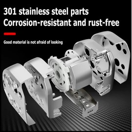 25Ft New Hollow Auto Lock Tape Measure,Anti-Fall Wear-Resistant Stainless Steel Tape Measure,Double Sided Scale, Hollow Desian Titanium Waterproof Tape Measures with Magnetic Bottom