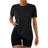 BLMFAION Women Workout Tops Short Sleeve Gym Shirts Summer Athletic