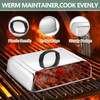 2Pack Melting Dome for Griddle, Leonyo 13" & 9" Rectangular