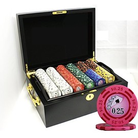 500pcs YIN YANG Poker Chips Set with Wood Case Custom Build