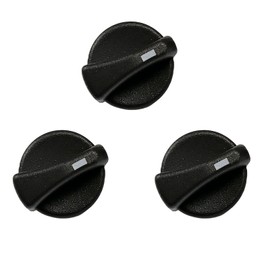 702-5401 HVAC Knob Kit 3 Pack AC Heater Control Knobs Compatible with Peterbilt 330 335 379 387 121-0001-000