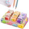 LIKENNY Erasers Elementary School Cute Dinosaur Fruit Pencil Erasers for