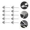 SHINEOFI 10pcs Stainless Steel Outside Corner Trowel Ergonomic Wall Repair