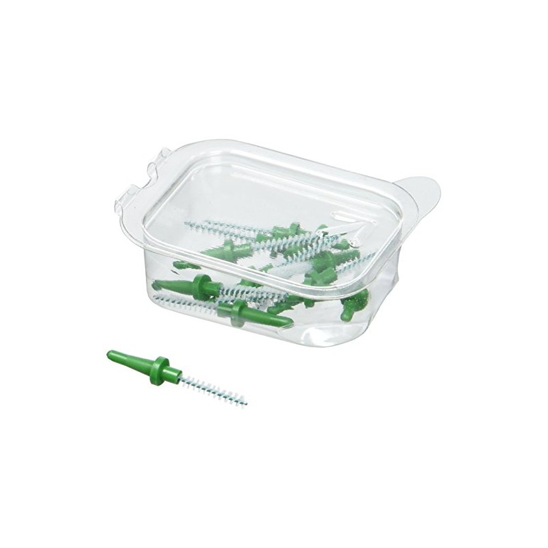 Pic-Brush Set mit 12 Ersatzbürsten, mittelgroß, Grün, 4 Stück