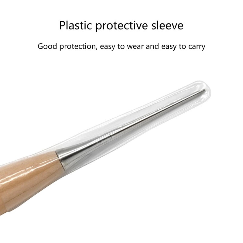 Tool with Wood Handle Leatherworking Tool Leather Hole Tool Stitching