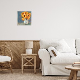 Stupell Industries Sunflower Vase Painting Wall Plaque Art Design by Sue Schlabach