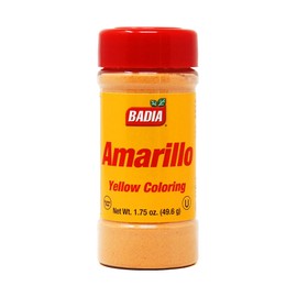 Badia Yellow Coloring, 1.75 oz – Vibrant Food Coloring for Rice, Soups, and Sauces