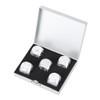 Alomejor Dice Metal Dice 6 Sides Set of 5 with