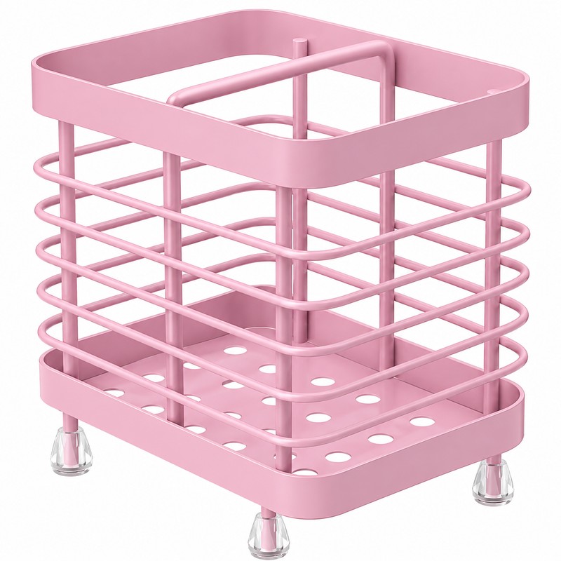Stainless Steel Toothbrush Holder for Bathroom – 2-Slot Wall-Mounted Organizer
