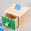 STOBOK Wooden Coin Box Toy Montessori Toy Hand Eye Coordination