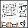 Hihaha 1pcs 40x40cm 49 Holes Motorcycle Luggage Cargo Net Green