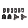 Ausla Universal Aluminum Clamp Set for Hard Trifold Tonneau Cover,