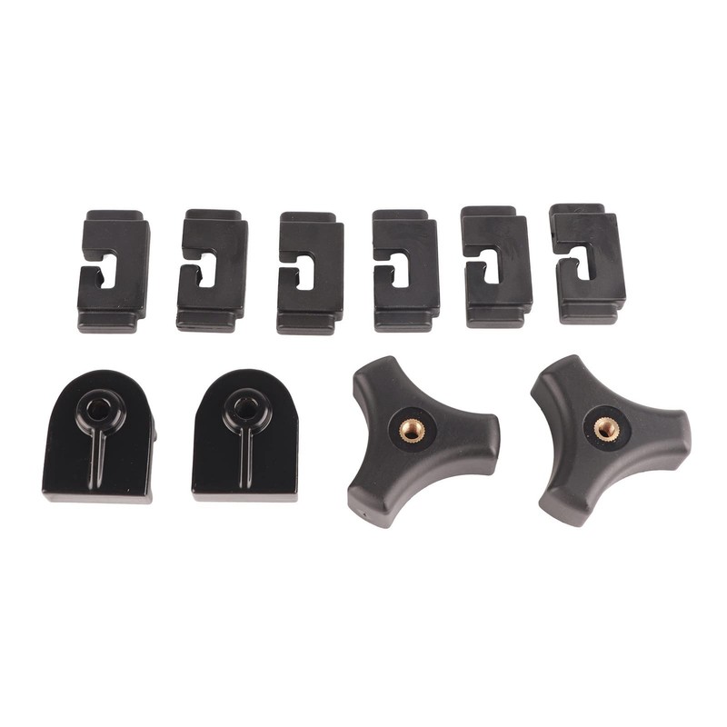 Ausla Universal Aluminum Clamp Set for Hard Trifold Tonneau Cover,